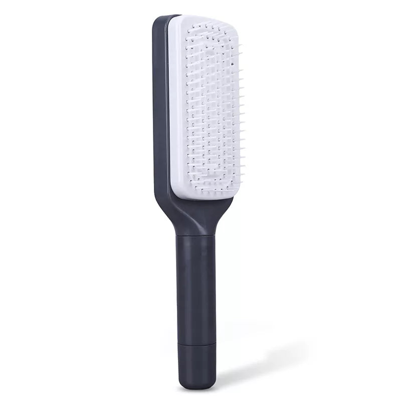 Brosse a cheveux autonettoyante