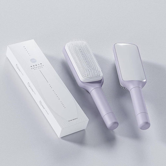 Brosse a cheveux autonettoyants